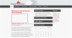 Desktop Screenshot of americanyachtinstitute.com